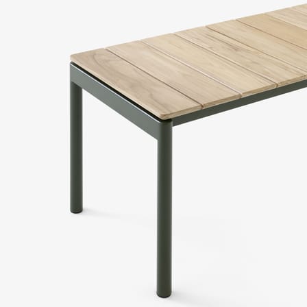 Banc Ville AV28 bois naturel / L 180 cm - &tradition