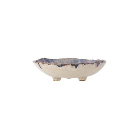 Bol Amalia céramique bleu / Ø 18,5 x H 5 cm - 350 ml - Bloomingville