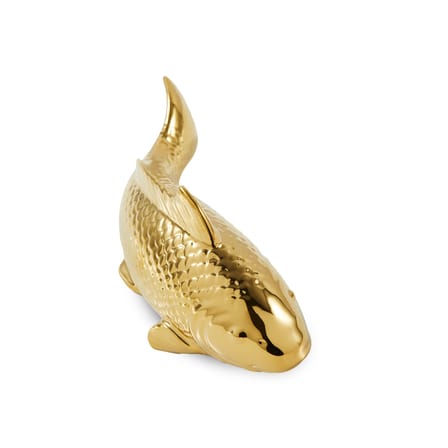 Centre de table Fish céramique blanc / Ø 40 cm - POLSPOTTEN