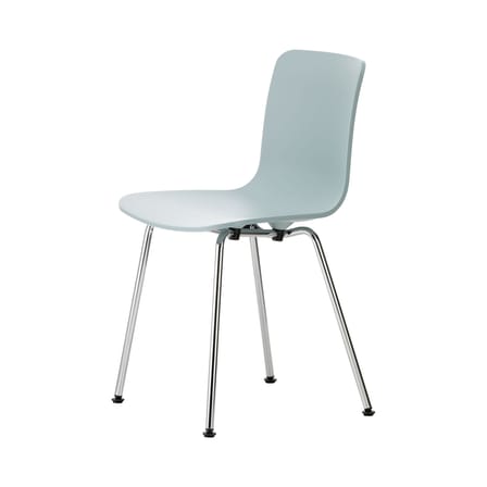 Chaise HAL RE Tube plastique bleu / Plastique recyclé - Vitra