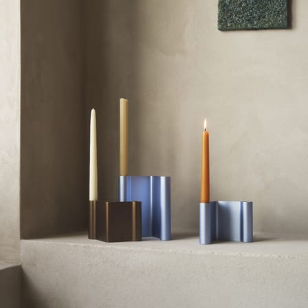 Chandelier Pair métal bleu / H 11 cm - Muuto