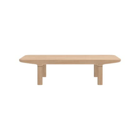 Couchtisch Camille holz natur Holz - 120 x 50 x H 29,5 cm - Hartô