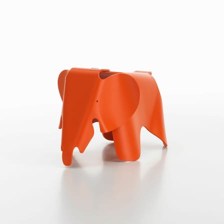 Décoration Eames Elephant RE (1945) rouge / Small - L 39 cm / Plastique recyclé - Vitra