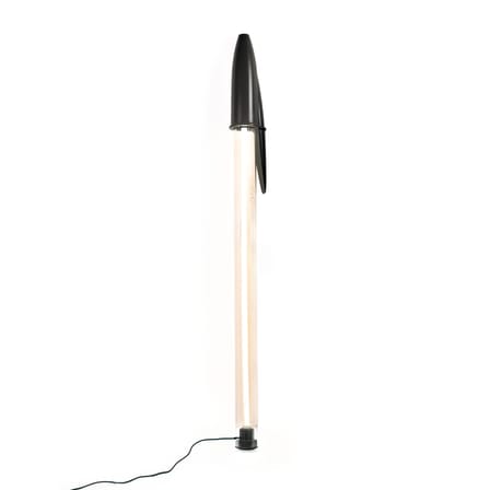 Lampe Bic Lamp plastikmaterial schwarz / LED - H 178 cm - Seletti