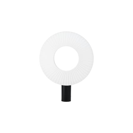 Lampe de table Iris tissu blanc / LED - Ø 40 cm - Dix Heures Dix
