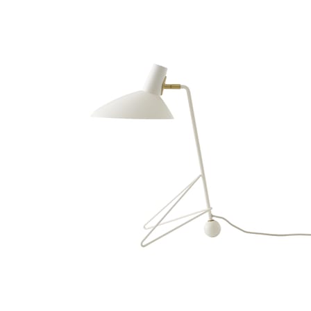 Lampe de table Tripod HM9 métal blanc / Modèle de 1953 - Orientable - &tradition