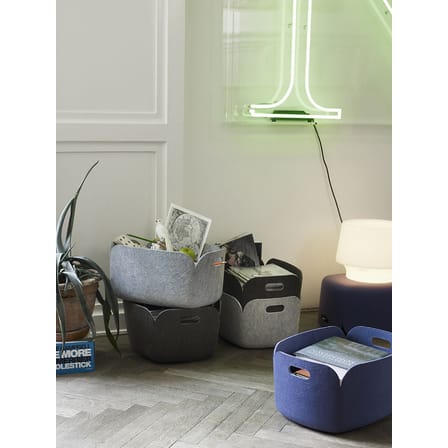 Panier Restore tissu beige /  35 x 48 cm - Feutre 100% recyclé - Muuto