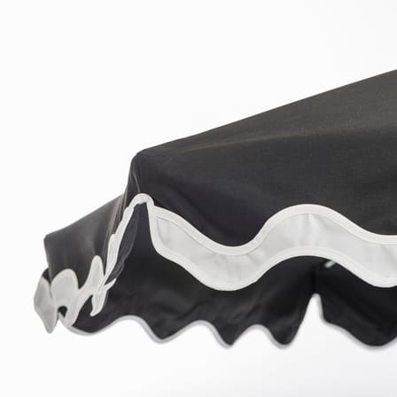 The Amalfi Riviera Parasol textile black / Ø 230 cm - BUSINESS & PLEASURE