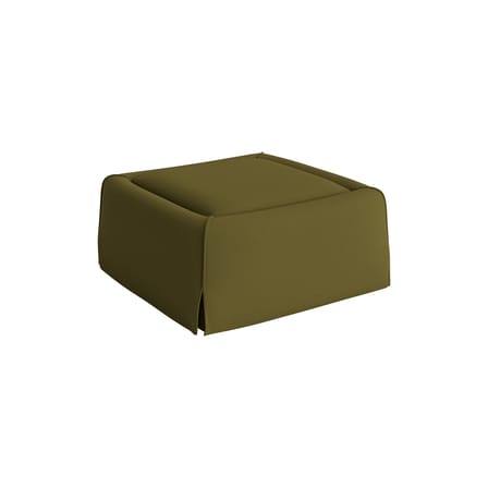 Pouf Mimi tissu vert / 85 x 85 cm - Hay