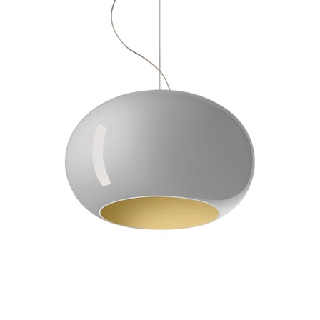 Sospensione Buds 2 vetro grigio / Ø 41 x H 25 cm - Foscarini