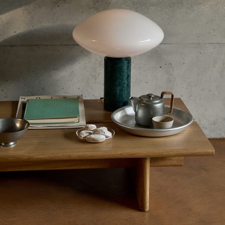 Table basse Ita OS3 bois naturel / 110 x 60 x H 25 cm - &tradition