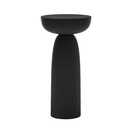 Table d'appoint Olo Colours - Bois laqué bois noir / Ø 30 x H 61 cm - Mogg