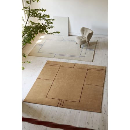 Tapis Cruise AP12  marron beige / 200 x 300 cm - Tissé main - &tradition