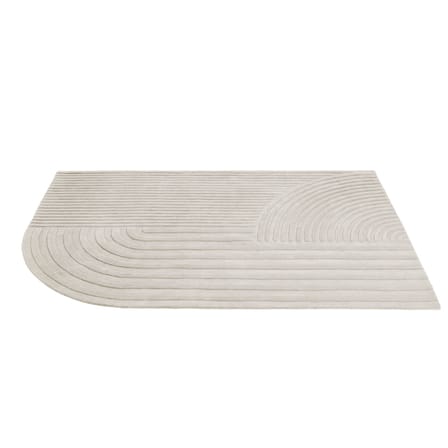 Tappeto Relevo tessuto bianco / 200 x 300 cm - Taftato a mano - Muuto