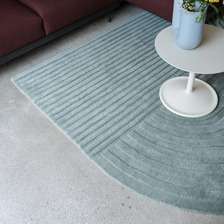 Tappeto Relevo tessuto verde / 200 x 300 cm - Taftato a mano - Muuto