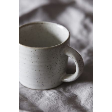 Tasse à espresso Pion céramique blanc gris / Porcelaine - House Doctor