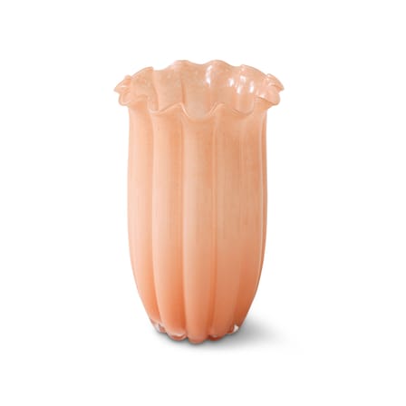 Vase High verre orange - HK LIVING