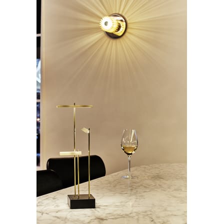 Knokke LED Wireless rechargeable lamp gold metal / H 35 cm - USB charging - DCW éditions