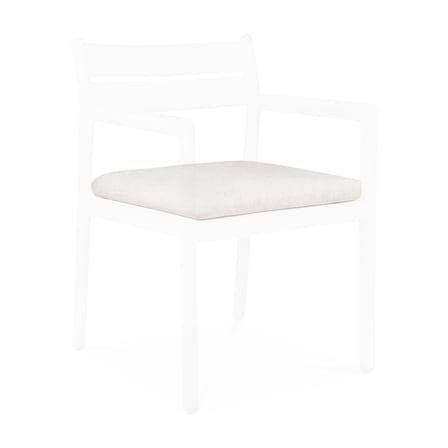 Accessoire  tissu bois blanc / Coussin d'assise pour chaise & fauteuil de repas Jack Outdoor - Ethnicraft