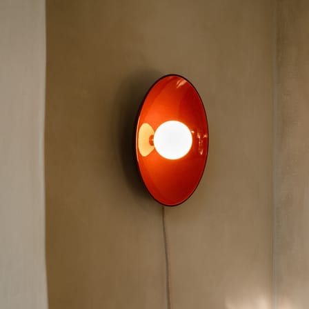 Applique avec prise Arvin céramique rouge - Vincent Sheppard