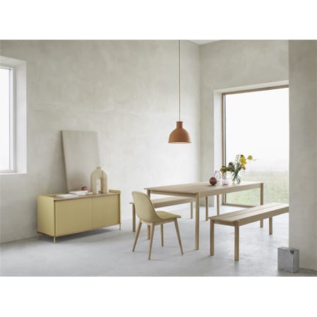 Linear WOOD Bench natural wood / L 170 cm - Muuto