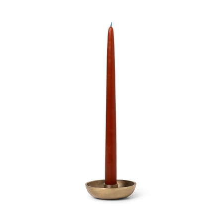 Bougeoir Bowl Single or métal / Ø 10 cm - Laiton - Ferm Living