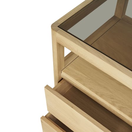 Commode Spindle bois naturel / L 150 x P 56 x H 83 cm - Ethnicraft