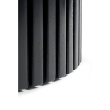 Corbeille à papier Roller Max bois noir / Acajou - Ø 28 x H 35 cm - Ethnicraft