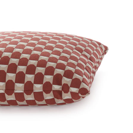 Coussin d'extérieur Liberty tissu rouge / 45 x 45 cm - Kartell