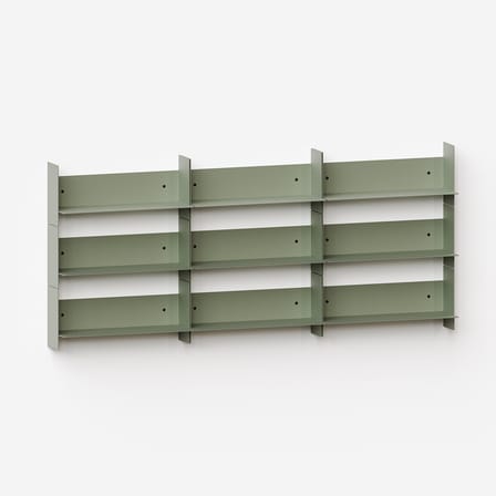 Étagère Pli métal vert / L 45 x P 15 cm - TIPTOE