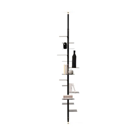 Etagère rotative Adélaide Metal métal noir / Pivotante - Pour plafond de 230 à 253 cm - Mogg