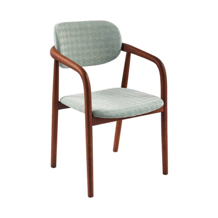 Fauteuil rembourré Henry tissu vert - Pols Potten