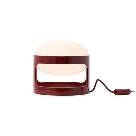 Lampe de table KD28 plastique rouge / Joe Colombo, 1967 - Recyclé - Kartell
