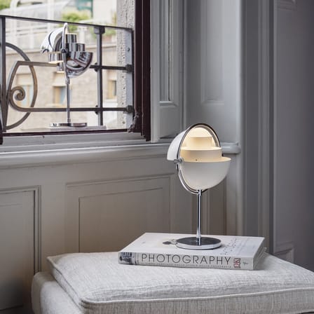 Lampe extérieur sans fil rechargeable Multi-Lite métal / Louis Weisdorf, 1972 - Gubi