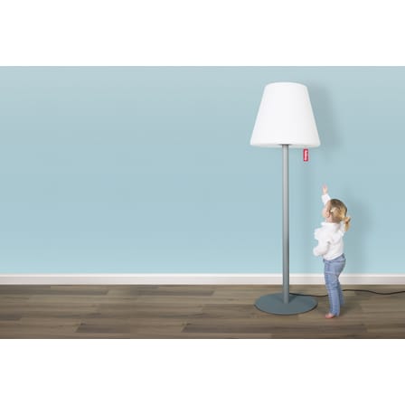 Outdoor-Stehleuchte Edison the giant metall plastikmaterial weiß / H 182 cm - LED - Fatboy