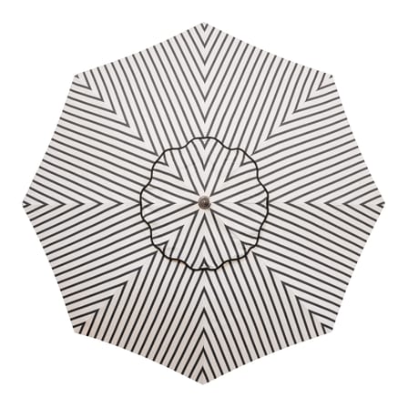The Club Monaco Parasol textile black / Ø 200 cm - BUSINESS & PLEASURE