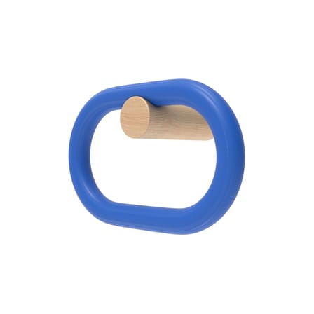 Patère Fernand Horizontale bois bleu - Hartô