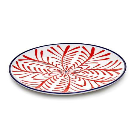 Bazaar Plate ceramic blue / Set of 4 - Ø 26.5 cm - Serax