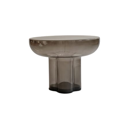 Table basse Crown Low verre marron / Ø 55 x H 41 cm - 101 COPENHAGEN