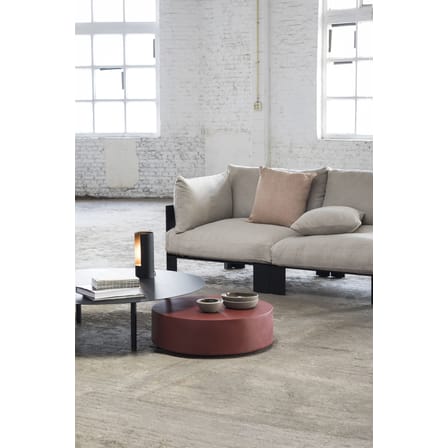 Table basse Pawn céramique rouge / Ø 68 x H 20 cm - Fibre polyester / Seconde vie - Serax