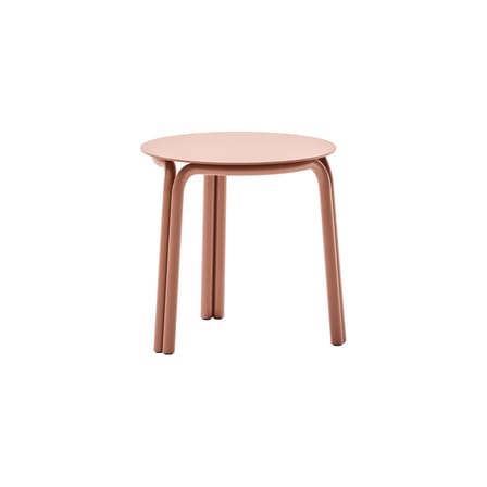 Table d'appoint Salo métal orange / Ø 45 x H 45 cm - Unopiu