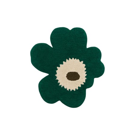 Tapis de bain Unikko vert / 73 x 74 cm - Marimekko