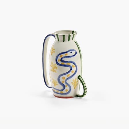 Vase Cocona céramique multicolore / 20 x 11 x H 24,5 cm - Serax