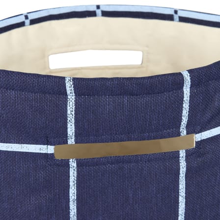 Korb Vibes textil blau / H 56 cm - NOBODINOZ