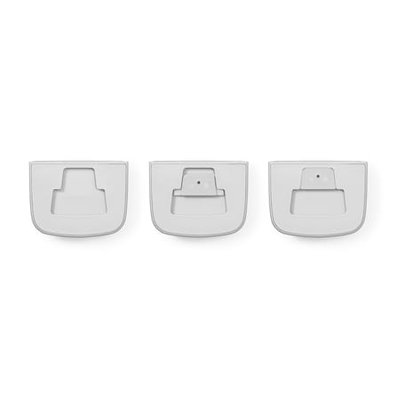 Pocket 3 Wall storage plastic material black / W 10 x H 14 cm - Normann Copenhagen