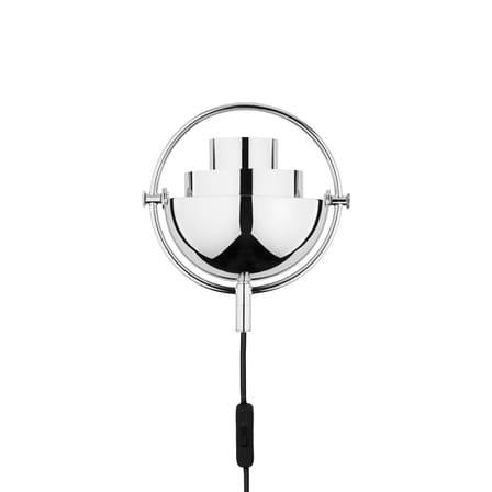 Applique avec prise Multi-Lite métal / Modulable & orientable - Louis Weisdorf, 1972 - Gubi