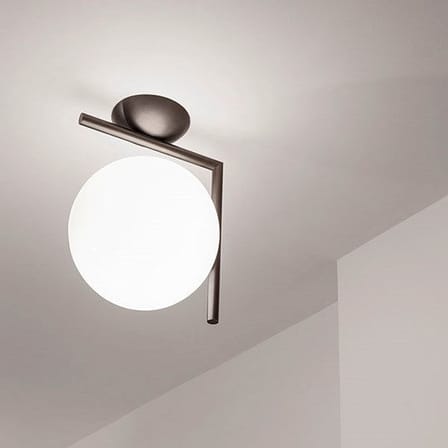 Applique IC W2 verre métal / Ø 30 cm - Michael Anastassiades, 2014 - Flos
