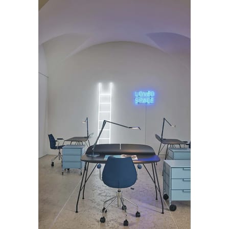 Bureau Earl of wood bois noir / 119 x 65 cm - Kartell