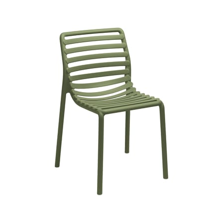 Lot de 6 chaises empilables Doga Bistrot vert - NARDI