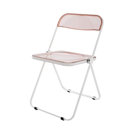 Chaise pliante Plia plastique rose / Giancarlo Piretti, 1967 - ANONIMA CASTELLI